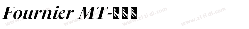 Fournier MT字体转换